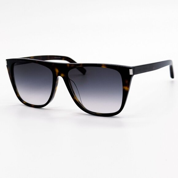 NEW SAINT LAURENT SUNGLASSES SL1F 003 UNISEX HAVANA SQUARE EYEWEAR SL 1F 003 - Picture 6 of 9